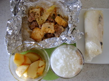 炊飯器でごはん