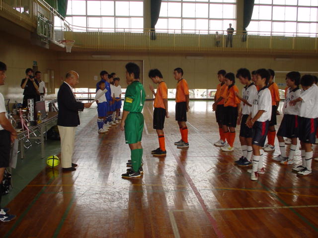 2005　U-15　ﾌｯﾄｻﾙ県大会　表彰式