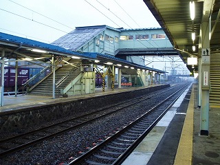 水沢駅ホーム