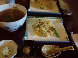 天ぷらそば
