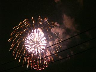 あ～、電線じゃま