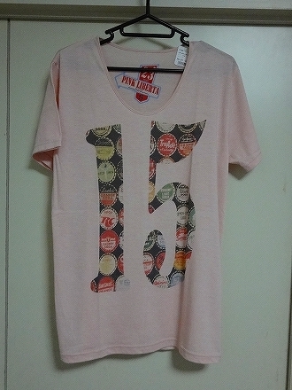 PINK LIBERTA　Crown Stoping TEE