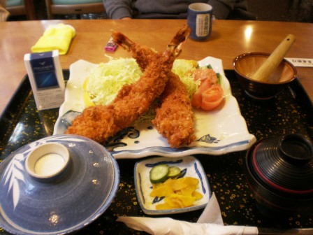 エビフライ定食（特大）