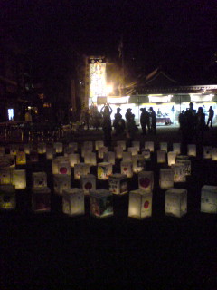 櫛田神社境内ライトアップウォーク20111106