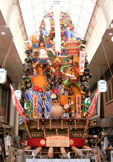 2011上川端通飾り山見送り「秀吉賤ヶ岳合戦」