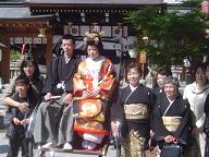 櫛田神社婚礼20070428 1