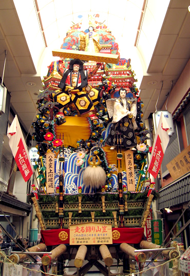 2010八番山笠　上川端通　見送り「忠勇士景清」