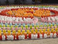 櫛田神社の灯明（点灯前）