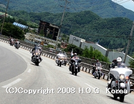 2008 H.O.G Korea アジア大陸ラリー