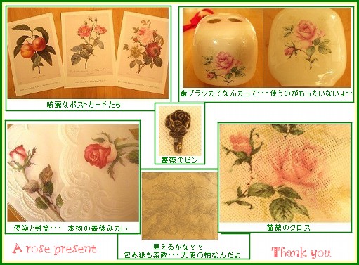 緑の手さんからの薔薇づくしのプレゼント２