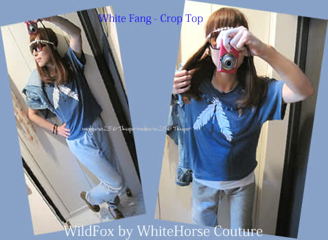 WildFox by WhiteHorse Couture　ワイルドフォックス　ホワイトホース　feather　フェザーネックレス　着画