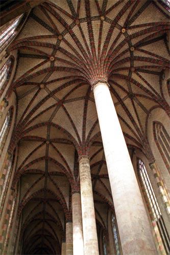 ジャコバン修道院の天井