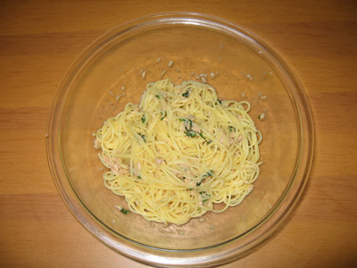 大葉とツナのサラダ