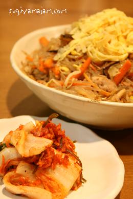 キムチとチャプチェ