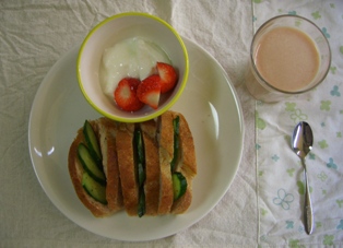 今日の朝ごはんo(＾▽＾)o