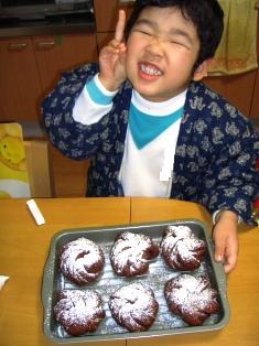 パウダーシュガーで仕上げだよ～(^ε^)