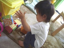 ブロック積めるよ♪