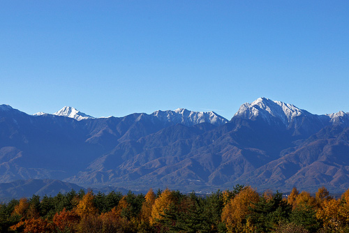 南アルプス　大泉高原