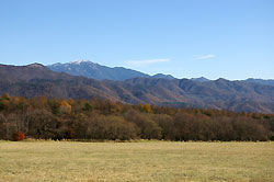 キープファームからの山々