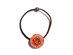 Pink&Red Czech Button Ponytail Holder_edited-2.jpg