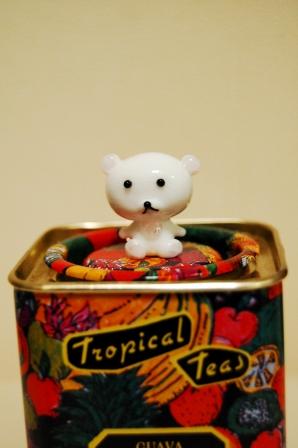 しろくまくんガラス細工