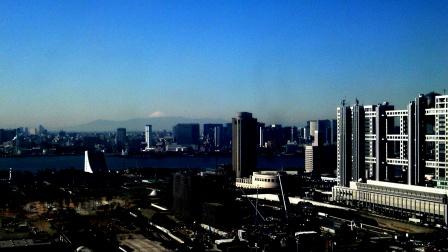 実際はもっとよく見えた富士山