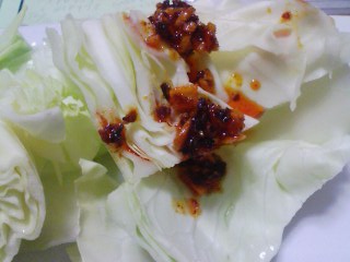 キャベツにラー油.jpg