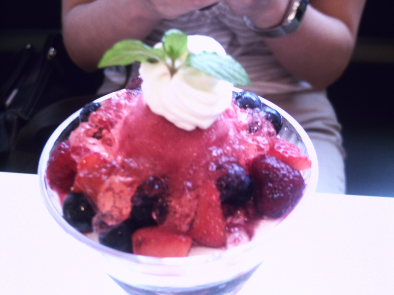 ベリーのパフェ