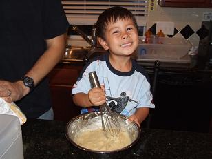 2007-11-13 Neo is Making a Banana Bread 009a.JPG