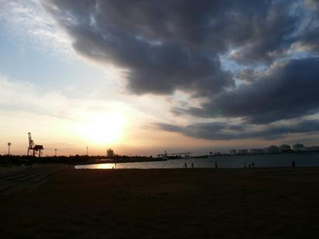 海　夕暮れ