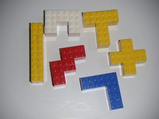 LEGOでペントミノ