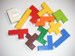 LEGOでペントミノ