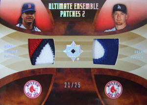 07 UD ULTIMATE COLLECTION Ultimate Ensemble Patches 2　Manny Ramirez,JD Drew　（/25）