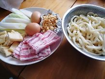 味噌煮込みうどんの用意