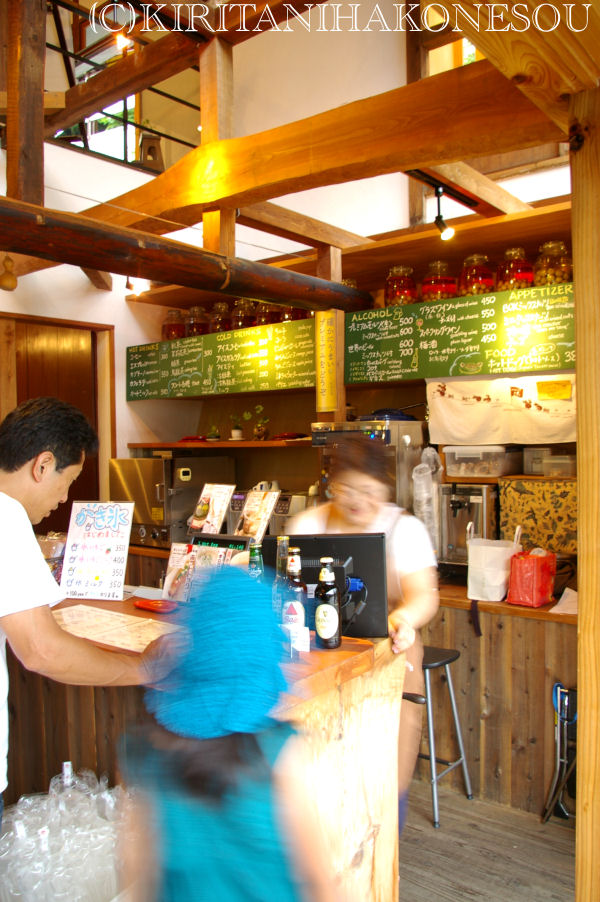 8月の桐谷箱根荘･足湯cafe