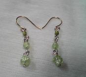 ピアス・ペリドット