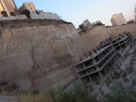 アンマンで建築中の建物