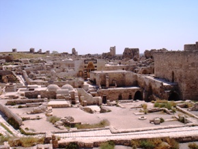 アレッポ城砦の中はまるで迷路のよう