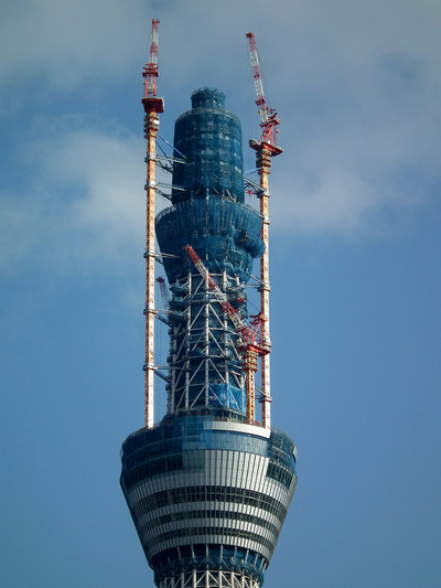 スカイツリー上層部