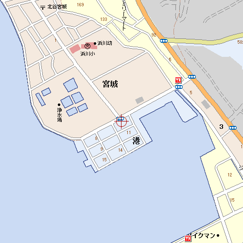 なじみ食堂地図