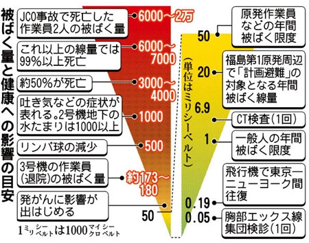 放射線量グラフ