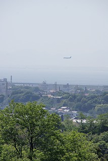 080506大曽公園展望台西･飛行機