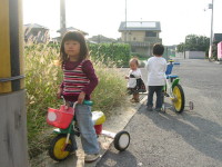 ほのかちゃんとお外で。。。。