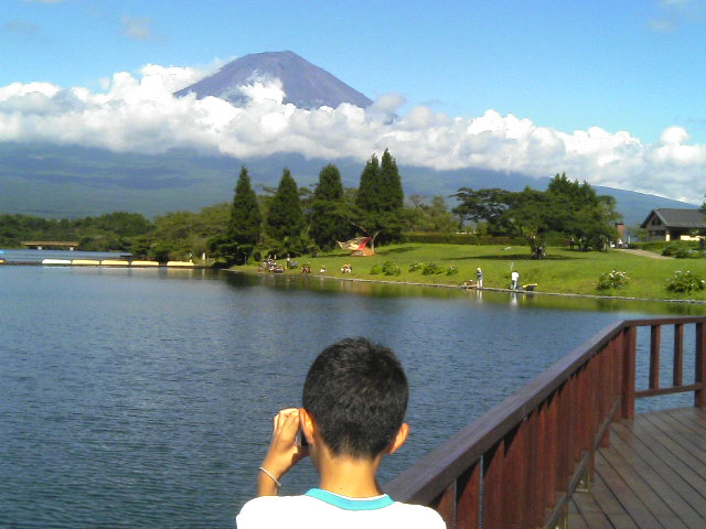 青空の富士山