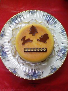 クリスマスチーズケーキ