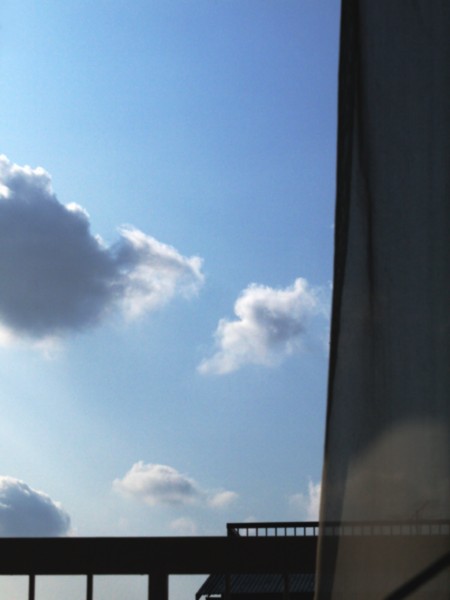 窓から