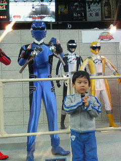 憧れのゲキブルーと♪