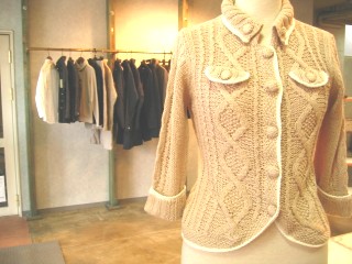 JEANNEKE ワンボタン ボレロカーディガン