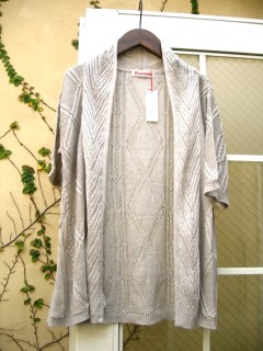 mao made カシュクール５部袖カーディガン