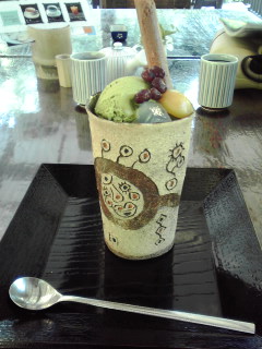 叶匠寿庵パフェ